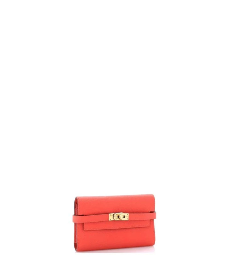 Medium Kelly Trifold Wallet Epsom