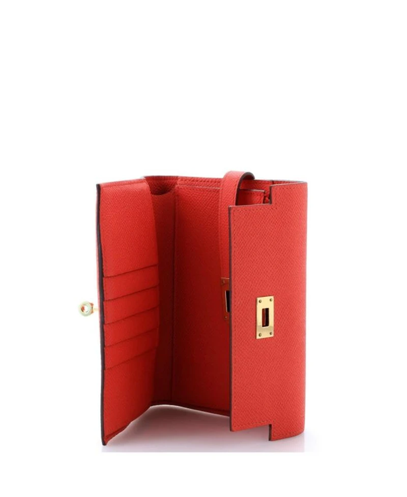 Medium Kelly Trifold Wallet Epsom