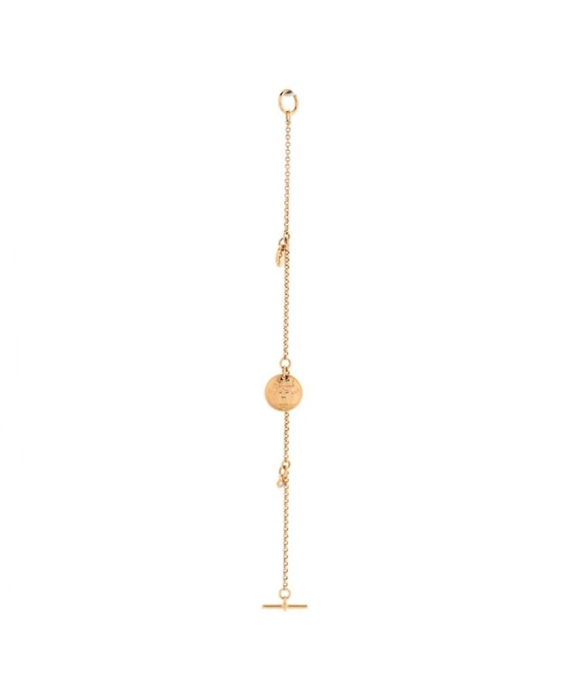 Small Ex-Libris Bracelet 18K Rose Gold with Diamond