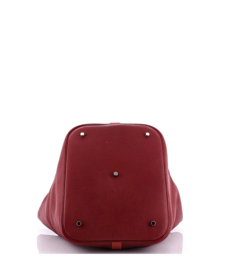 TGM Bicolor Picotin Lock Bag Clemence with Swift