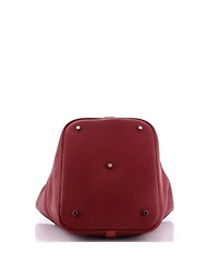 TGM Bicolor Picotin Lock Bag Clemence with Swift