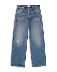 Ayla High Rise Baggy Wide Leg Jeans Solano