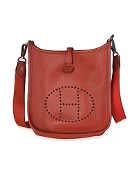 Pre-Owned Hermes Mini Evelyne Tpm Leather Handbag