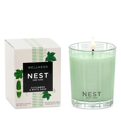 Cucumber & White Sage Votive Candle, 2 oz.