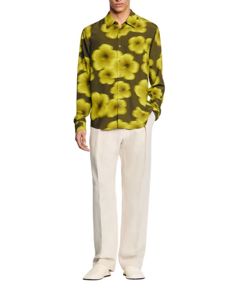 Loose Fit Floral Shirt