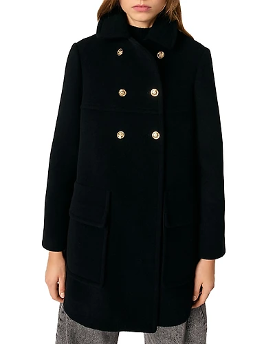 Maje Wool Blend Coat