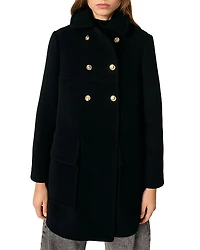 Maje Wool Blend Coat