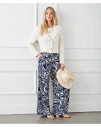 Wide Leg Printed Pants