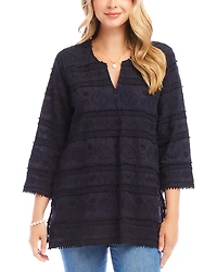 Karen Kane Embroidered Tunic