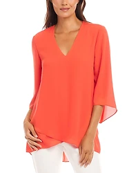 Karen Kane Bracelet Sleeve Asymmetric Top
