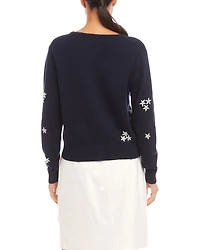 Embellished Cardigan Sweater