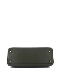 Kelly 32 Handbag Green Togo with Gold Hardware