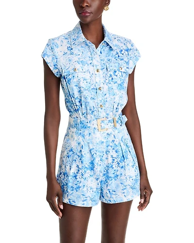 Morgan Floral Poplin Romper