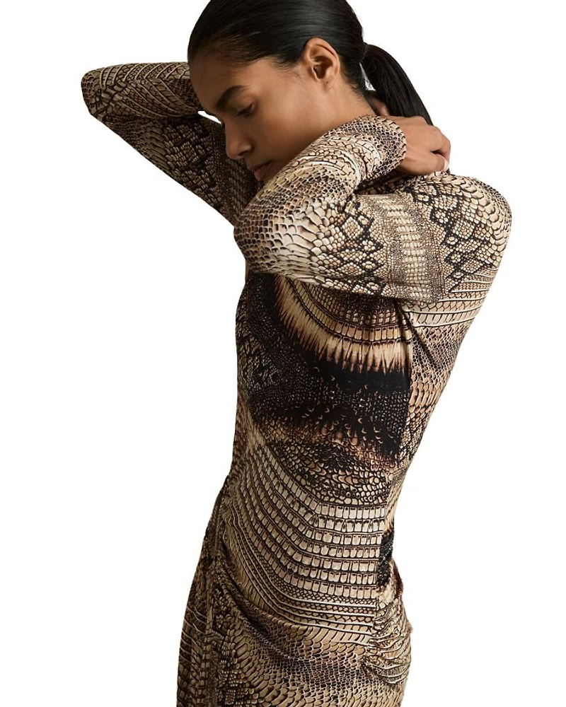 Naomi Italian Printed Dress