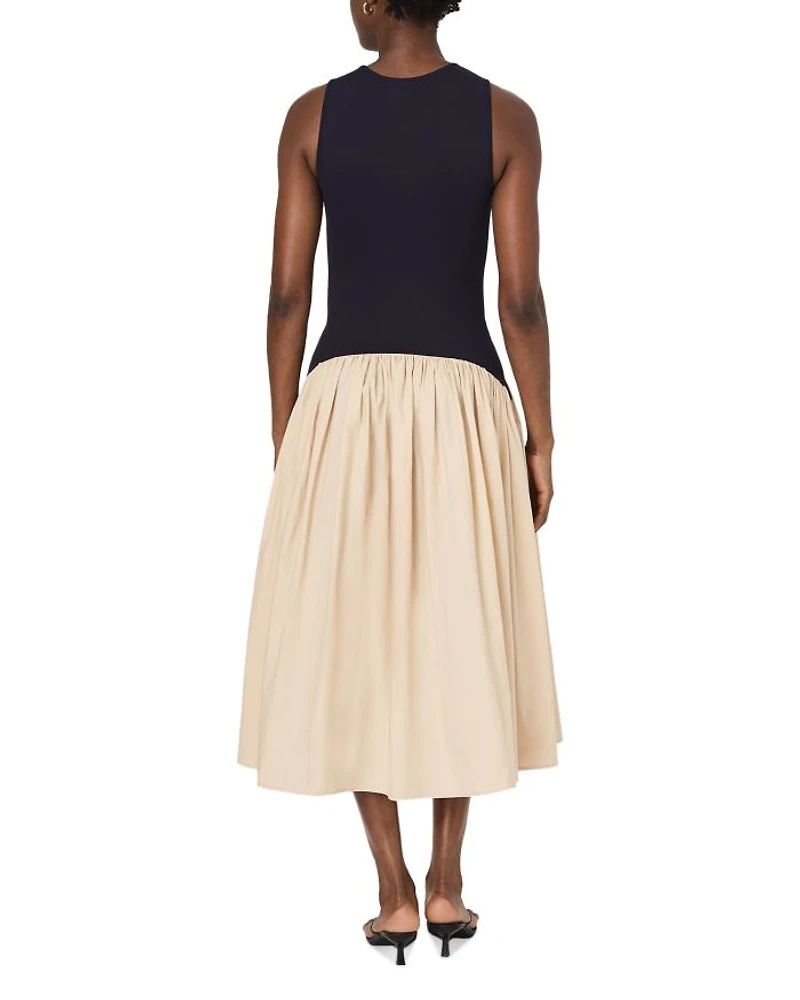 Kayle Jia Mix Midi Dress