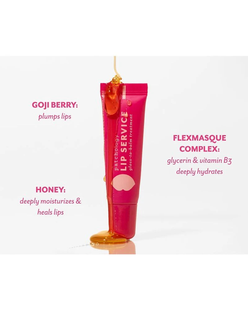 Lip Service Gloss to Balm Treatment 0.3 oz.