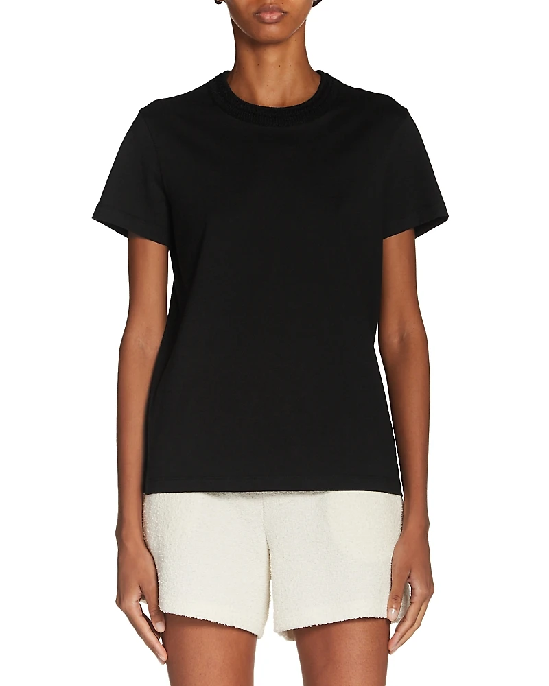 Moncler Crocheted Neck Tee