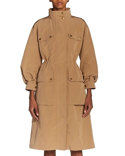 Moncler Nantes Cinched Waist Parka