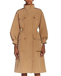 Moncler Nantes Cinched Waist Parka