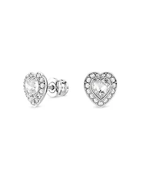 Ariana Grande Crystal Heart Halo Stud Earrings