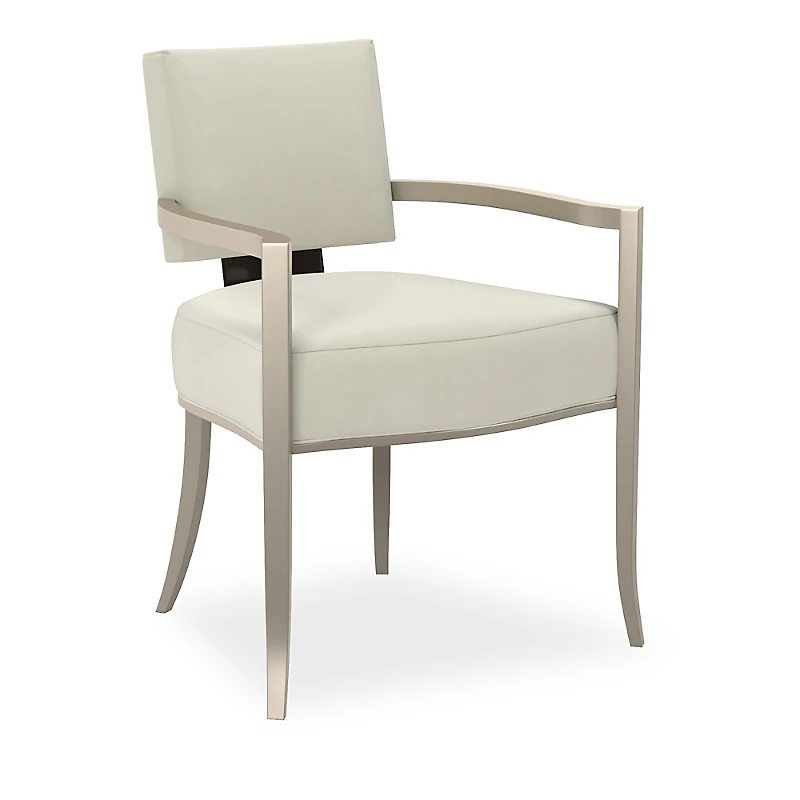 Caracole Reserved Seating Arm Chair - Cream