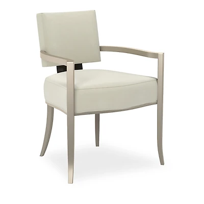 Caracole Reserved Seating Arm Chair - Cream