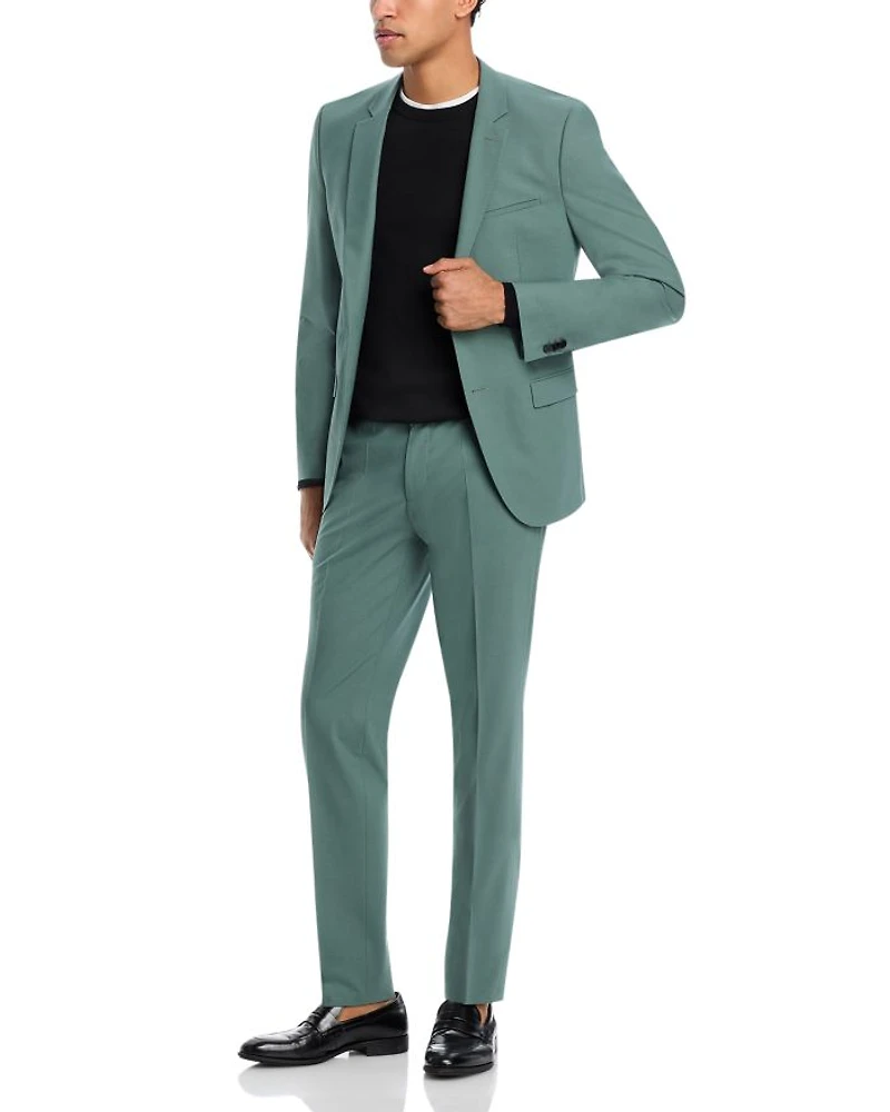 Arti Super Flex Solid Extra Slim Fit Suit Jacket
