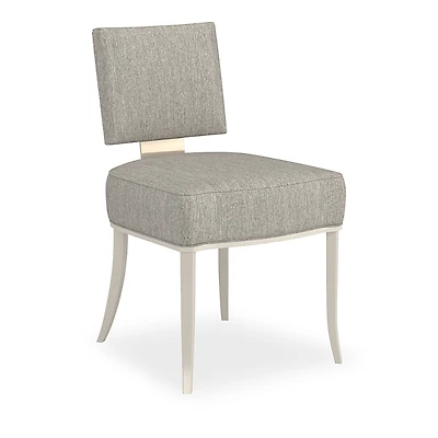 Caracole Reserved Seating Side Chair - Warm Gray