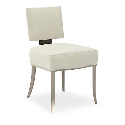 Caracole Reserved Seating Side Chair - Cream