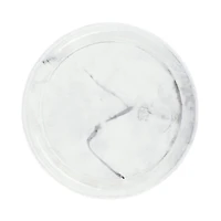 Vietri Florentine Wooden Accessories Marble Look Small Round Tray