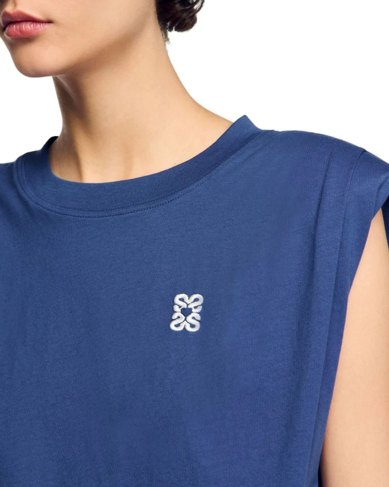 Short Draped Tee