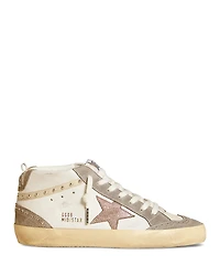 Golden Goose Unisex Mid Star Lace Up Sneakers