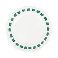 Lisbon Green Stitch Salad Plate
