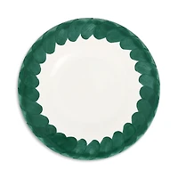 Vietri Lisbon Green Brushstroke Salad Plate