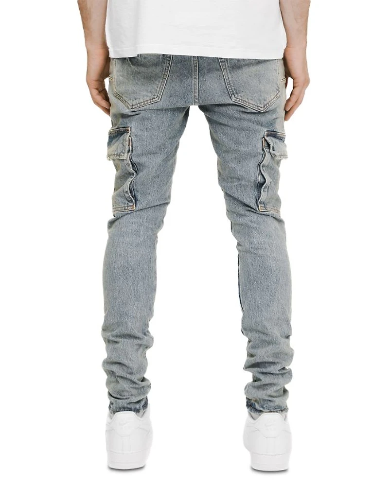 Cargo Pumice Skinny Jeans Light Indigo