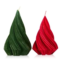 Moname Swirl Candles, Set of 2