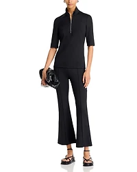 Zip Polo Top