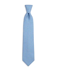 Silk Classic Floral Grid Tie