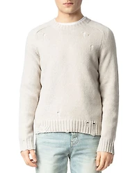Jordan Merino Wool Destructed Sweater