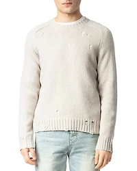 Zadig & Voltaire Jordan Merino Wool Destructed Sweater