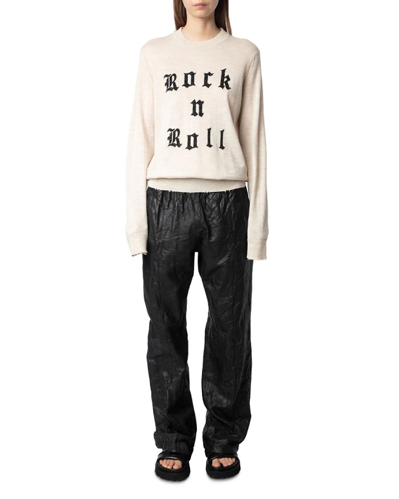 Ivy Rock N Roll Graphic Wool Sweater