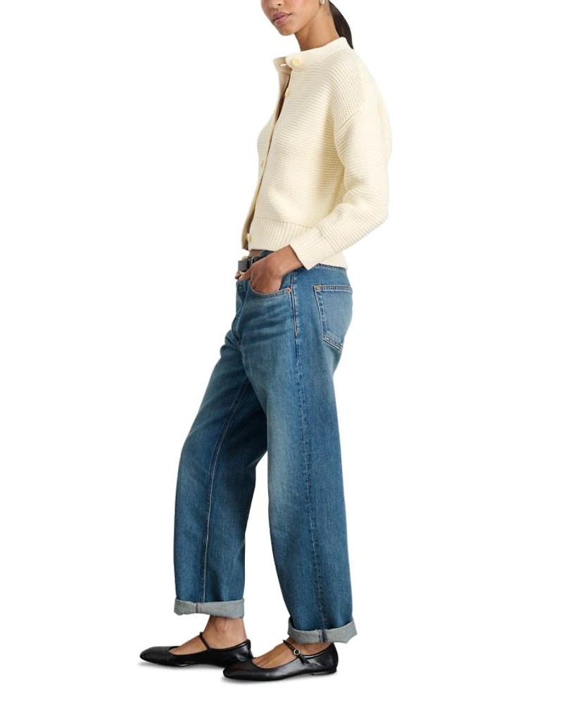 Nico Crewneck Cotton Cardigan