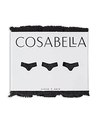 Never Say Never Cutie Low-Rise Thongs, Set of 3