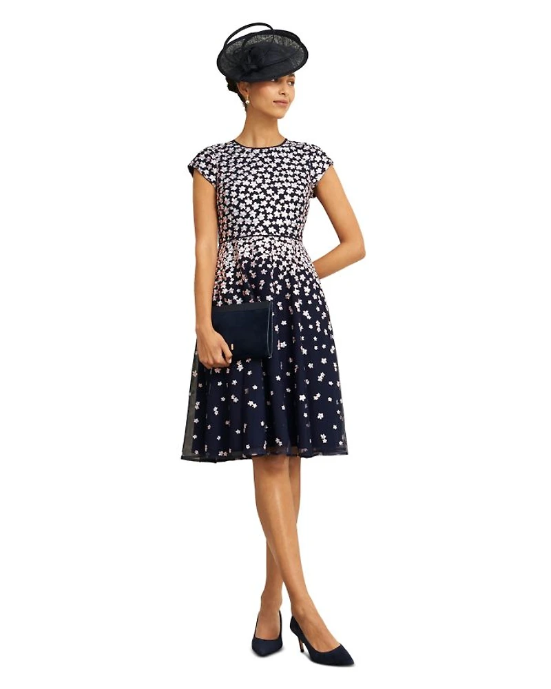 Betty Cascading Flower Dress