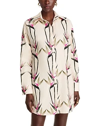 Birds of Paradise Shirt Dress