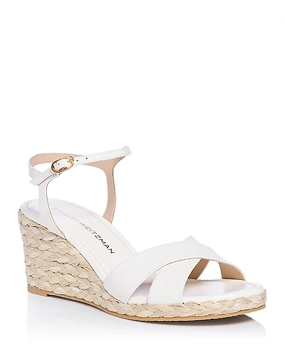 Stuart Weitzman Women's Dayna Espadrille Wedge Sandals