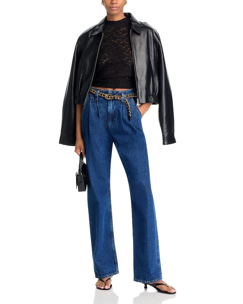 Puckered Lace Top - Exclusive