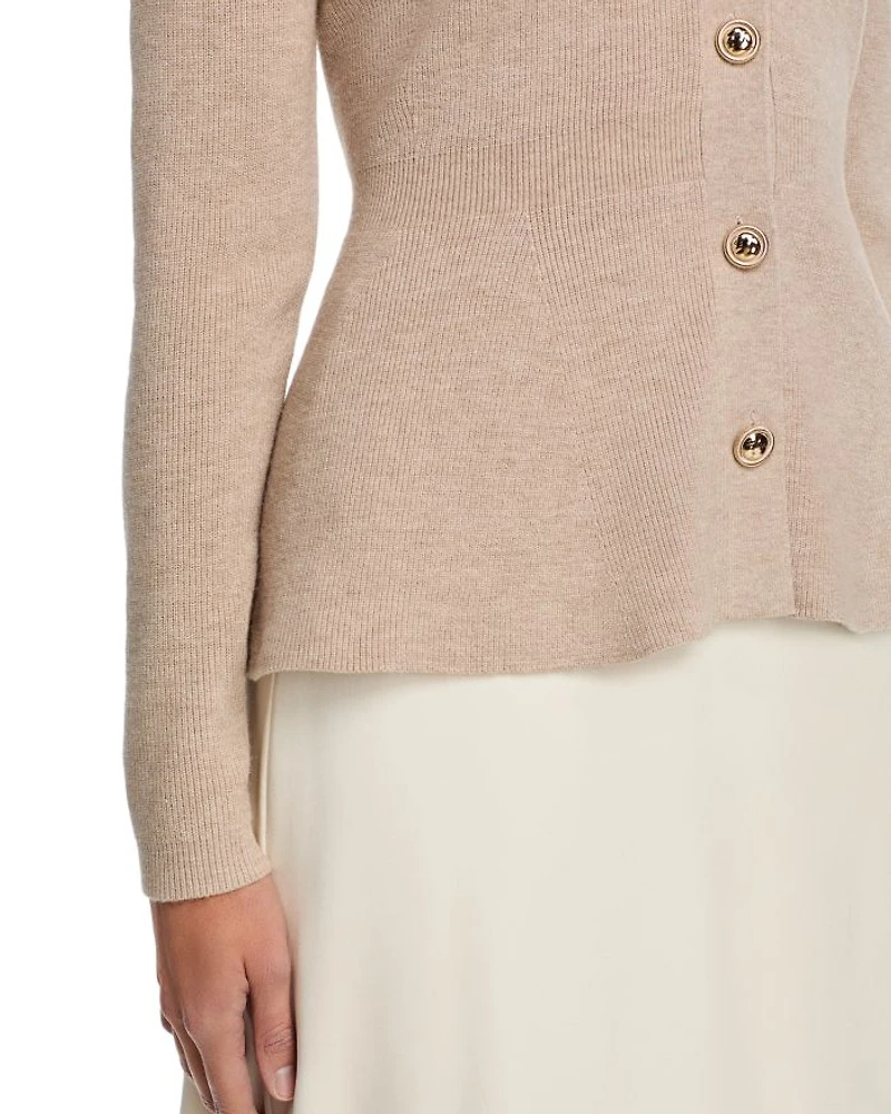 Peplum Hem Cardigan