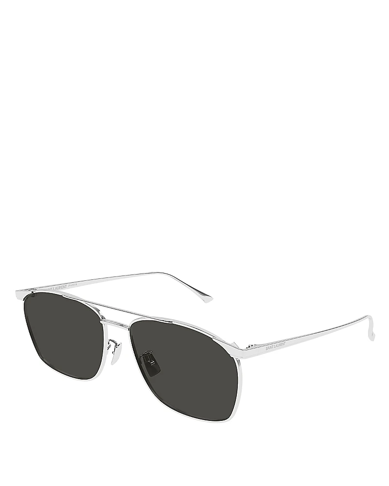 Saint Laurent Vincent Navigator Sunglasses, 57mm