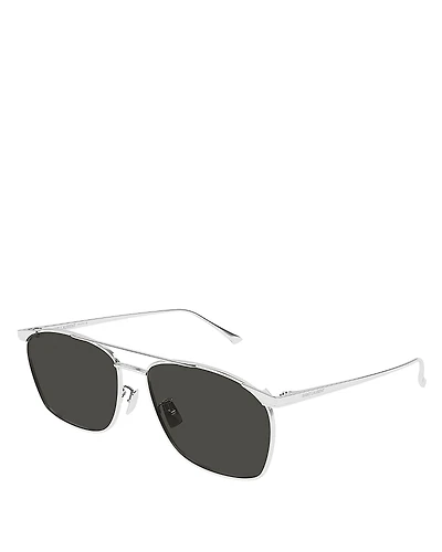 Saint Laurent Vincent Navigator Sunglasses, 57mm